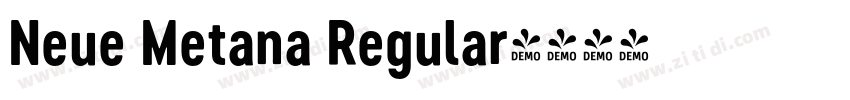 Neue Metana Regular字体转换